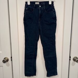 Pilcro Women's Deep Indigo Straight Leg Jeans | Size‎ 27